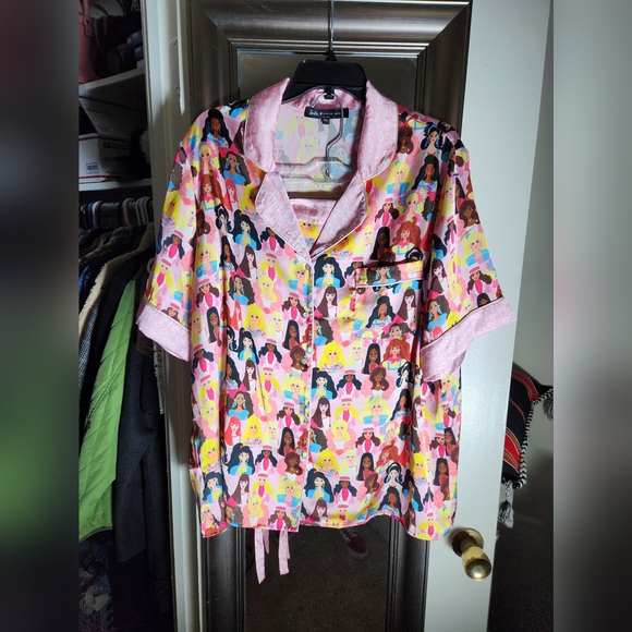 BARBIE x KAREN MABON PAJAMAS SILKY SMOOTH - Picture 6 of 8